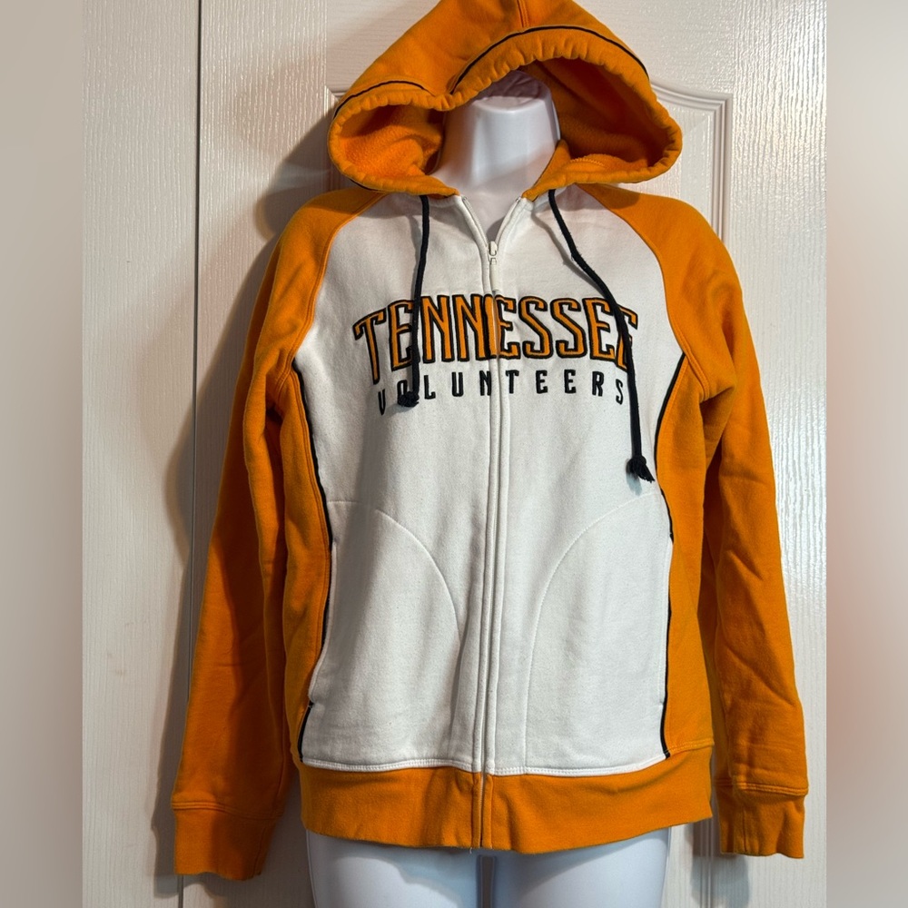 Adidas Vintage Tennessee Volunteers Zip-Up Hoodie — Size M 🧡🤍